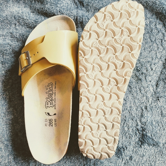 BIRKIS BY BIRKENSTOCK LEATHER SANDAL SIZE 41/10.5 - Picture 2 of 3